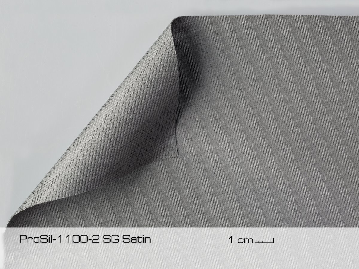 Стеклоткань с двухсторонним силиконовым покрытием, 1100 гр/м2, артикул ProSil-1100-2 SG Satin